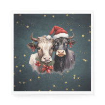 Cute Christmas Cows