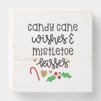 Cute Christmas Decor Wishes Kisses