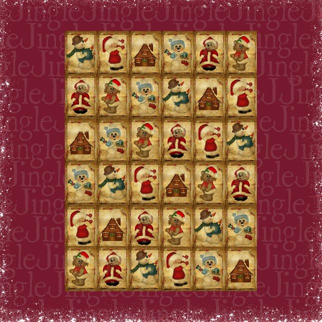 Cute Christmas Decoupage Tissue Paper (Creator Uploaded)