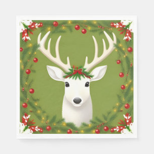 Cute christmas deer napkins