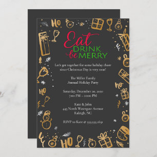 Cute Christmas Design Party Invitation