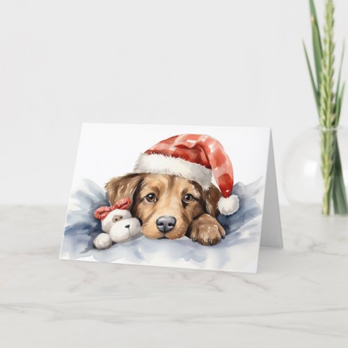 Cute Christmas Dog Card