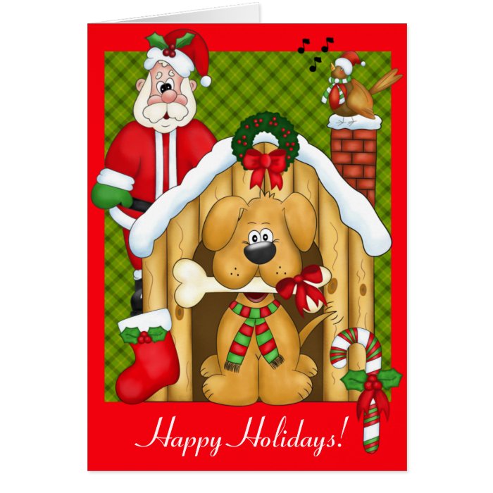 Cute Christmas Dog Cards