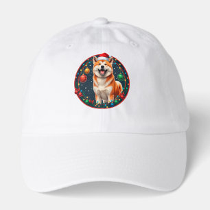 Cute Christmas Dog Festive Christmas Circle Hat