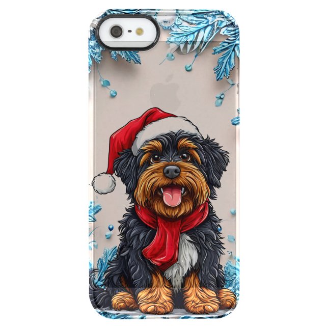 🐶 Cute Christmas Dog Festive Holiday Joy ✨ Uncommon iPhone Case (Back)