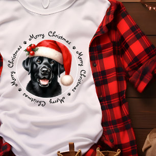 Cute Christmas Dog Festive Labrador Retriever T-Shirt