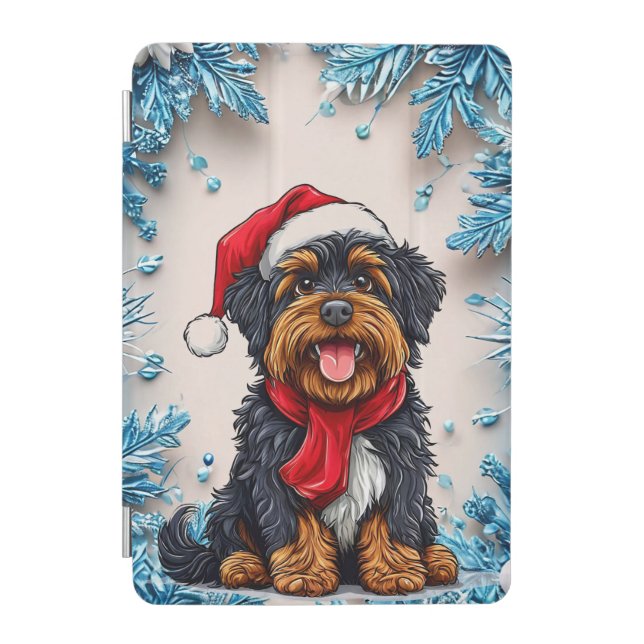 Cute christmas dog iPad mini cover (Front)