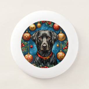 Cute christmas dog Wham-O frisbee