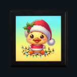 Cute Christmas Duck Cartoon Santa-68362 Gift Box<br><div class="desc">Christmas Duck Cartoon Santa Claus-68362

Bring holiday cheer with this adorable Christmas duck cartoon dressed as Santa Claus. Perfect for festive gifts,  holiday decor,  and winter celebrations.</div>
