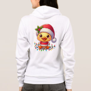 Cute Christmas Duck Cartoon Santa-68362 Hoodie