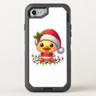Cute Christmas Duck Cartoon Santa-68362 OtterBox Defender iPhone SE/8/7 Case