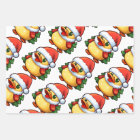 Cute Christmas Duck in Santa hat