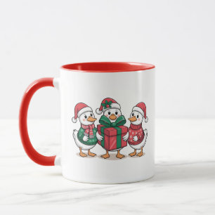 Cute Christmas Ducks Cartoon Art-68105 Mug