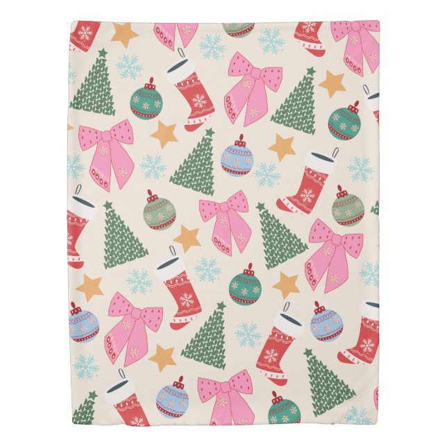 Cute Christmas Duvet Cover (Front)