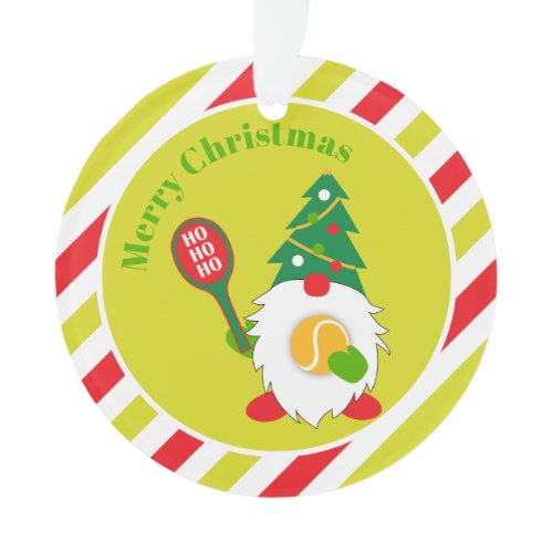 🎾Cute Christmas Dwarf with tennis ball   Ornament