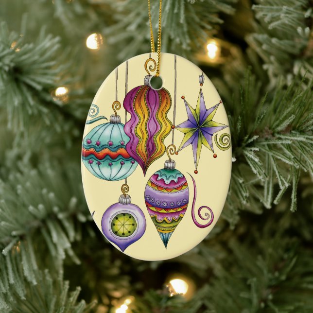 Cute Christmas, Elegant and Fancy Glass Ornaments (Tree)