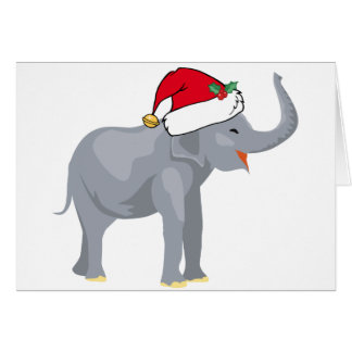 Christmas Elephants Cards - Greeting & Photo Cards | Zazzle