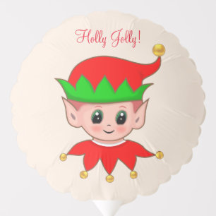 Cute Christmas Elf Balloon