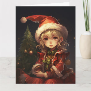 Cute Christmas Elf Card