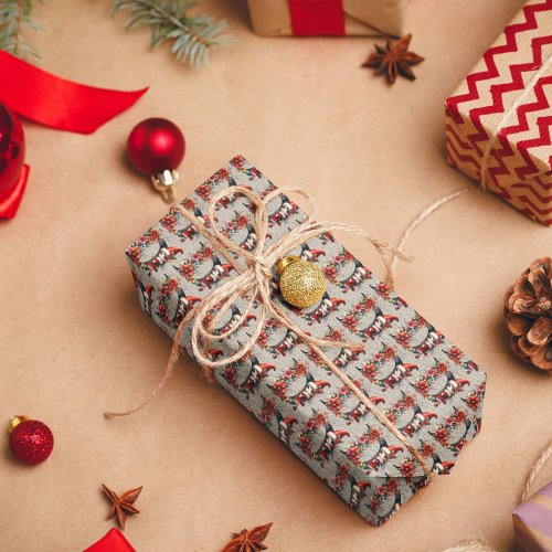 Cute Christmas Elf Festive Letter D Wrapping Paper