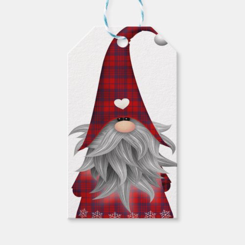 Cute Christmas Elf Gnome Gift Tags