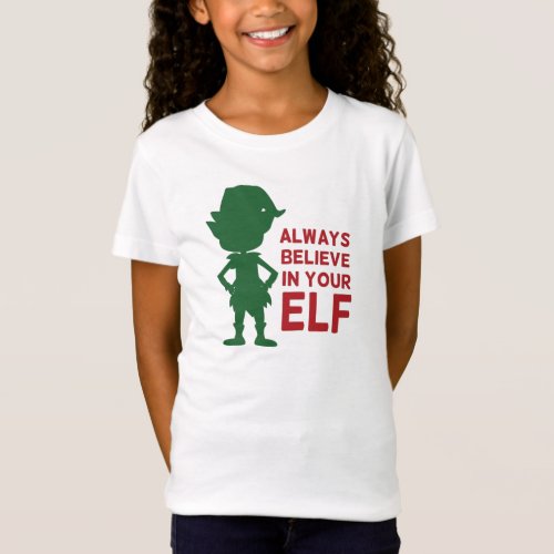 Cute Christmas Elf Holiday Themed Funny Pun T_Shirt