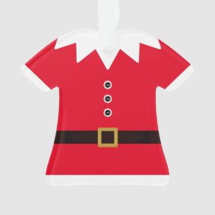 Cute Christmas Elf Suit Figurine Personalized Ornament
