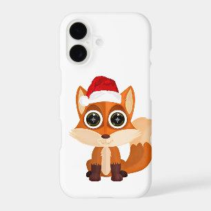Cute Christmas Fox Cartoon Holiday Animal Festive iPhone 17 Case