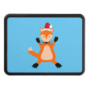 Cute Christmas Fox Hitch Cover