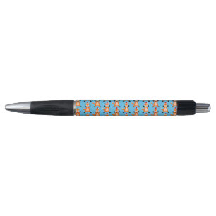 Cute Christmas Fox Patterned Pen
