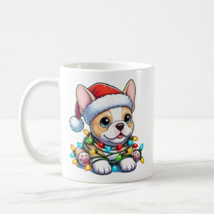 Cute Christmas French Bulldog Mug