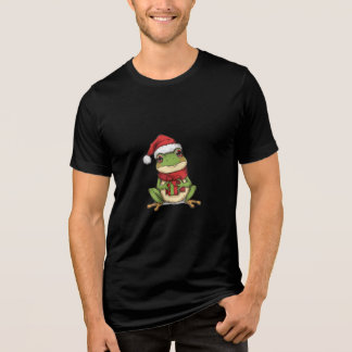 Cute Christmas Frog Sweater - Santa Frog Holding G