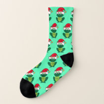 Cute Christmas Frogs Socks