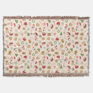 Cute Christmas Fun Throw Blanket