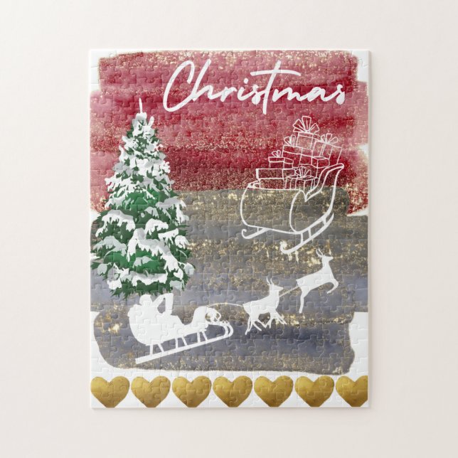 Cute Christmas Gift  Jigsaw Puzzle (Vertical)