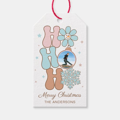 Cute Christmas Gift Tag With Custom Photo and Text