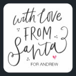 Cute Christmas Gift Tags From Santa Stickers<br><div class="desc">It's nearly Christmas! Time to plan your gift giving for the holiday season,  don't forget your personalized Christmas Stickers!

Stylish and beautiful these personalized Christmas stickers are perfect for Christmas Gift Tags or as envelope seals on your Christmas Holiday cards and so much more.</div>