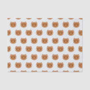 Cute Christmas Gingerbread Cat Tissue Paper