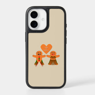 Cute Christmas Gingerbread Couple iPhone 17 Case