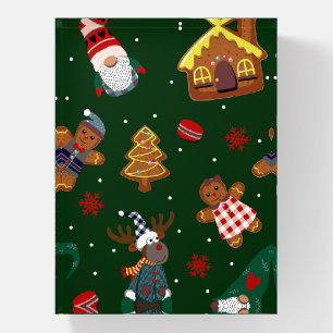 Cute Christmas Gingerbread Gnomes Reindeer Party Paperweight