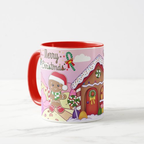 Cute Christmas Gingerbread Mug