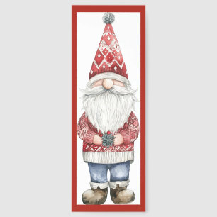 Cute Christmas Gnome Bookmarks