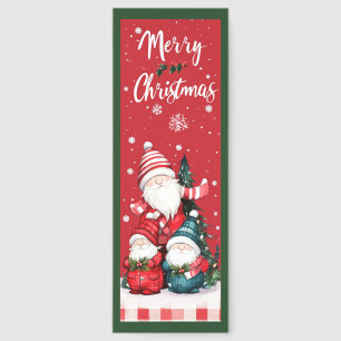 Cute Christmas Gnome Bookmarks