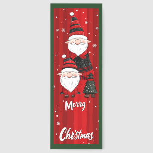 Cute Christmas Gnome Bookmarks