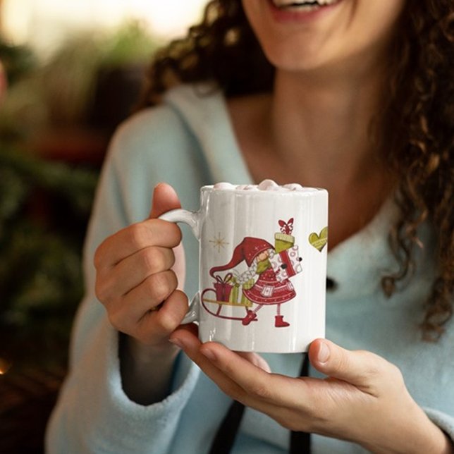 Cute Christmas GNOME Coffee Mug (Creator Uploaded)