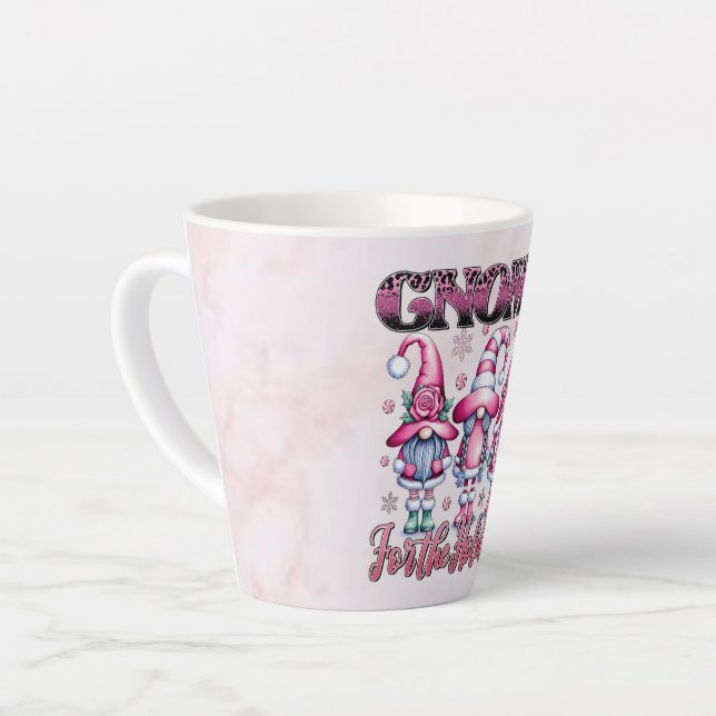 Cute Christmas Gnome Mug (Left Angle)