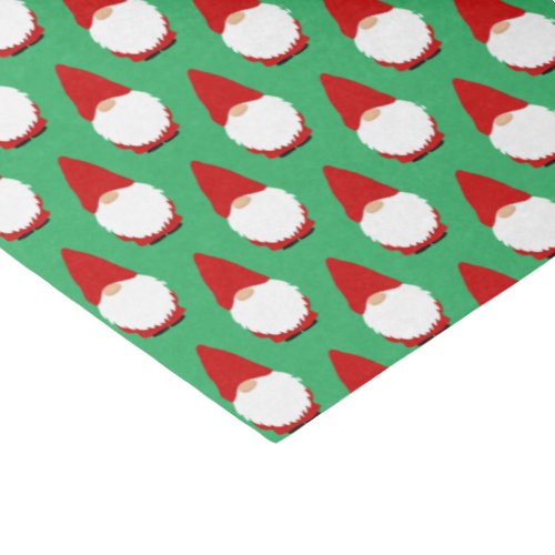 Cute Christmas gnome pattern gift tissue paper