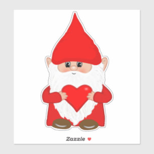 Cute Christmas Gnome Sticker