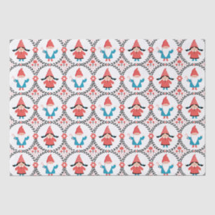 Cute Christmas Gnome Tissue Paper