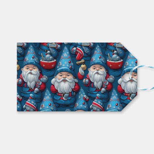 Cute Christmas Gnomes Gift Tags